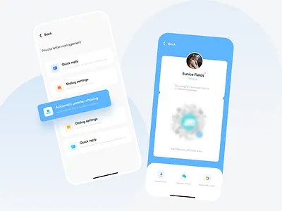信息导航 名片分享 app design typography ui ux