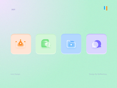 毛玻璃图标 design 图标