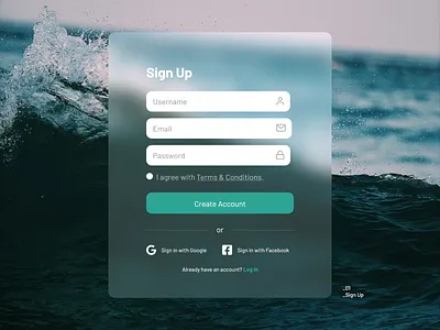 Daily UI #001 - Sign Up adobexd dailyui design graphic design signup ui