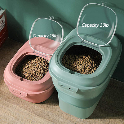 Foldable Pet Food Storage 3d coffee design illustration motion graphics product typography