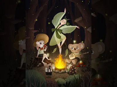 蜉蝣「Mayfly」 design illustration