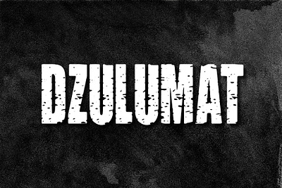 Dzulumat Font branding design font graphic halloween horror letter logo logotype scary typography