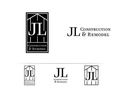 JL Construction & Remodel - Logo Design branddevelopment branding construction design digitaldesign graphic design highend homerenovation housing identity identitydesign illustration logo logodesign logomark logotype luxury