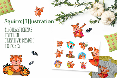 Emojis Pack - Squirrell animal bundle emojis squirrel sticker