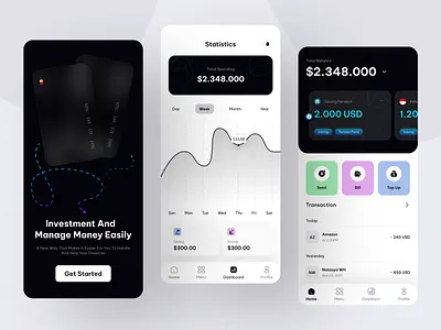 Investkan | Investment Bank Mobile-App app bank banking design finance finance app finances financial financial app fintech investment minimal mobile mobile app mobile app design mobile apps mobile design mobile ui ui ux