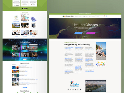 Healing Treatments Web Design | Portfolio healing treatments success sensation vineetjaindesign web design