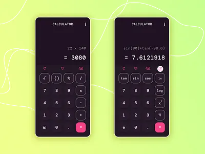 Calculator #04 buttons calculator creative dailyui scientific calculator ui uichallenge ux uxchallenge uxdesigner
