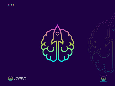 Brain space Logo and branding brain logo brand identity branding creative logo flat logo gradient logo logo and branding logo design minimal logo minimalist logo modern logo space space logo tech logo technology logo