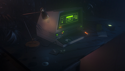 Darkest Day 3d graphic design illustration octane