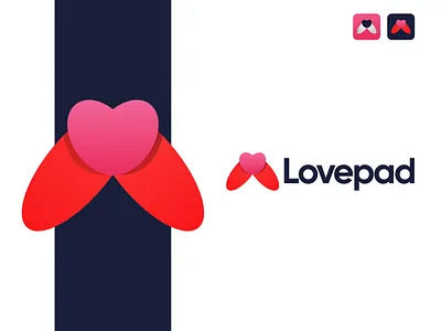 Lovepad Dating App | Software, Logo, Branding app logo branding colorful logo creative dating dating app gamepad gaming gradient logo graphic design joypad logo logo design minimal modern logo software ui unique valentines