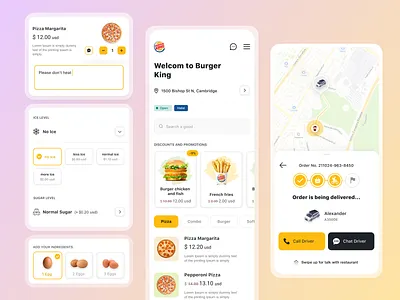Food Delivery App / Main Page app chef app cook app cooking cooking app delivery delivery app food app food delivery food delivery app food design food order ios mobile app pizza pizza app recipe app restaurant app ui ux