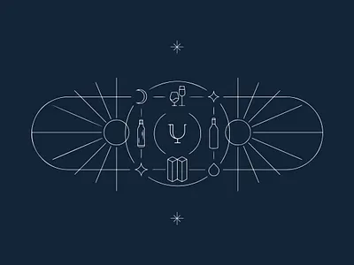 Illustration - night drink design digital illustration digitalart dribbble illustration illustration art illustrator logo vector