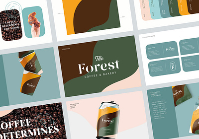 Forest Branding bakery brand identity branding coffee coffee brand drink label logomark package packaging pattern