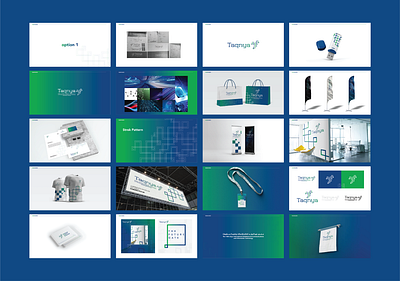 TAQNYA exhibition branding color geometric icon logo