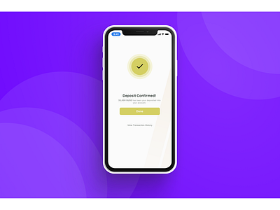 Deposit modal/page bitcoin crypto design figma product design