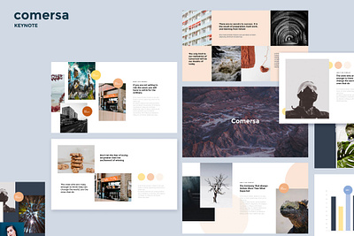 Comersa - Multipurpose Keynote Template branding collage deck design designposter ecommerce google google slides graphic design illustration keynote multipurpose pitch pitch deck powerpoint showcase slides travel vector web development