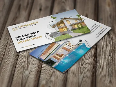 Real Estate Business Card agency agent banner branding business card color contact design designer graphic design listing logo marketing poster real estate realtor rent sell studio visiting card