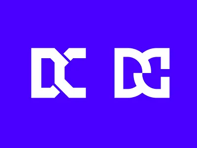 DC Monogram brand identity branding colourful logo d logo gym logo lettermark logo logo design logo mark logotipo logotype modern logo monogram simple simple logo symbol typography unique logo vector wordmark