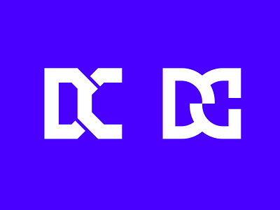 DC Monogram brand identity branding colourful logo d logo gym logo lettermark logo logo design logo mark logotipo logotype modern logo monogram simple simple logo symbol typography unique logo vector wordmark