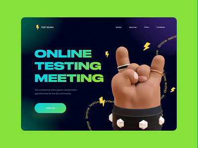 Online Testing Meeting / Hero Screen Animation 3d animation design digitalbutlers graphic design inspiration motion graphics