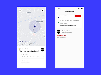 Mobile App Design for a Delivery Company 3d agencies delivery deliveryapp design designthinking graphic design illustration minimal mobileapp ui uidesign uiuxdesign ux ui
