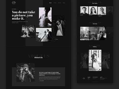 Concept Design studio monochrome concept design uiux monochrome design ui