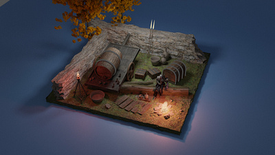 Concept and Environment design #1 3d design