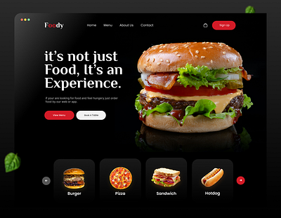 Food Delivery Landing page app designer design designer ecommerce ecommerce designer food app food delivery website food website illustration landing page product designer restaurant app restaurant website resturent website tazrin trendy uiux uiux designer website website designer