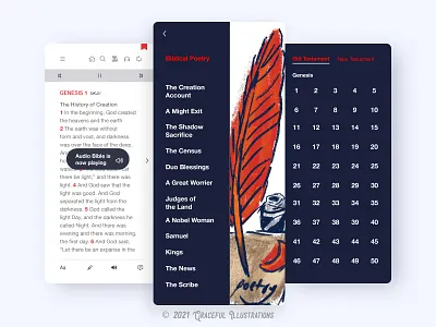 Bible App - #4 app application audio bible bootstrap connection daily development feature figma frame list mobile read sketch ui ui animation ux wire xd