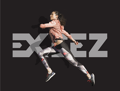 EXEEZ | THE NEW UPRISING SPORTS WEAR BRAND athletes brand brand creation brand identity branding clean clothing brand cool logo design graphic design illustration illustrator logo logo presentation minimal sports sports wear vector