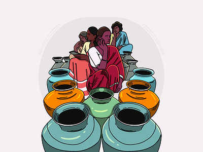 Water Smarter! animation cartoon character character art design drought graphic design illustration india motion graphics scarcity water