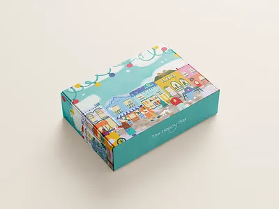 Holiday Advent Calendar Box advent calendar character christmas holidays illustration local mailer market packaging