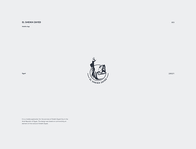 EL SHEIKH ZAYED branding graphic design logo ui