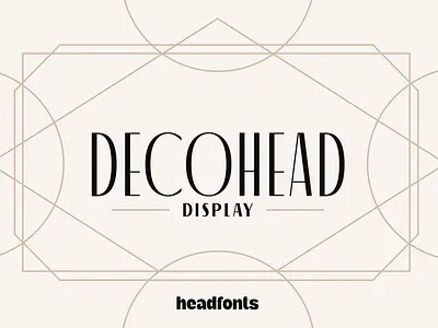 Decohead Display branding clean font custom design display font font headfonts illustration instagram font letters modern modern font professional font type typeface typography