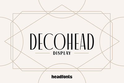 Decohead Display branding clean font custom design display font font headfonts illustration instagram font letters modern modern font professional font type typeface typography