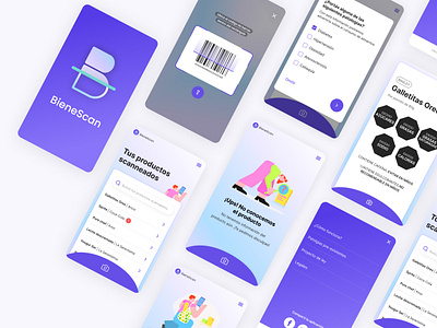 BieneScan design etiquetado ley de etiquetado scan ui ux web app