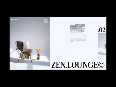 ZEN.LOUNGE concept design ui uiux ux