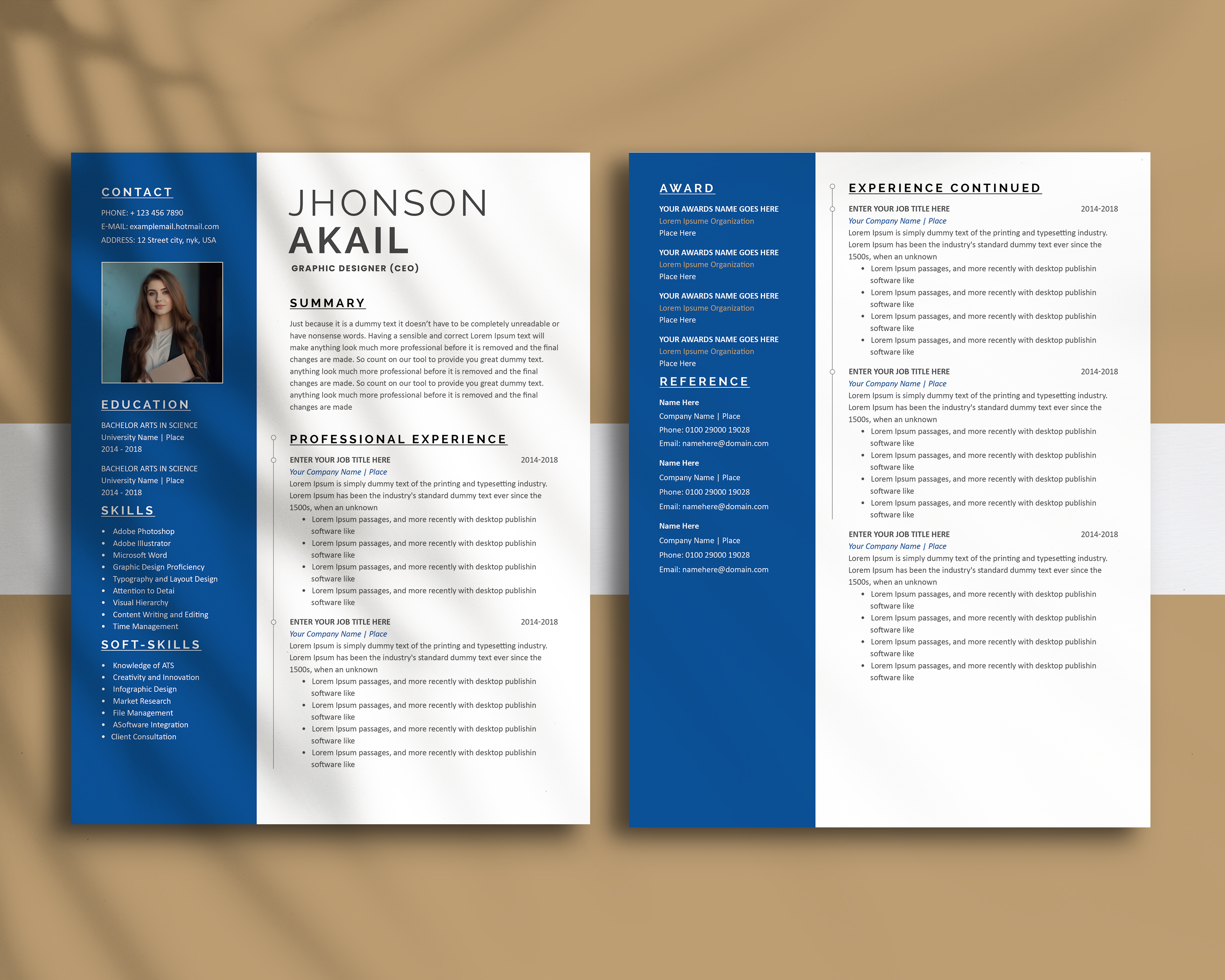Create a resume design in Microsoft Word job search success