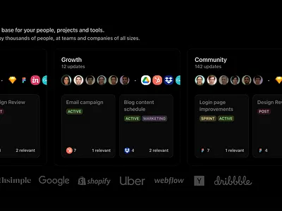 Clew: Tag cards clew design ui web design