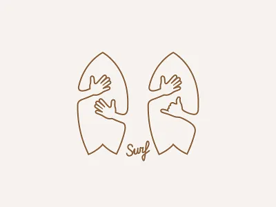 Surf branding design graphic design illustration logo surf surfing vector