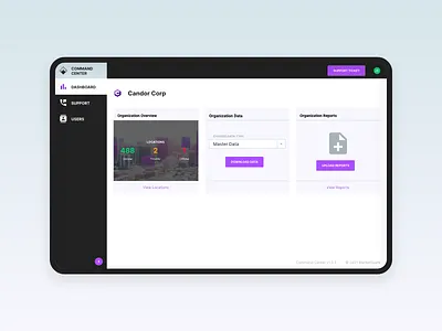 Dashboard branding graphic design ui