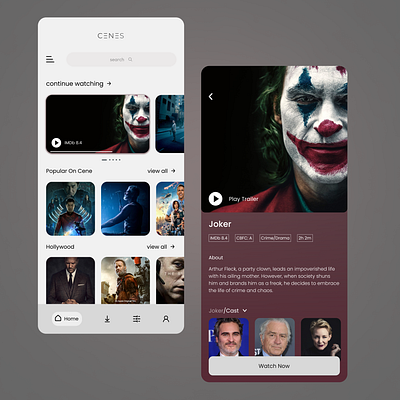Cenes branding design dribbble graphic design illustration joker logo ui uidesign uiux ux vector