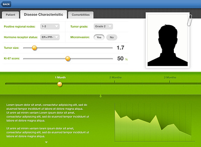 Genentech Patient Study app ui