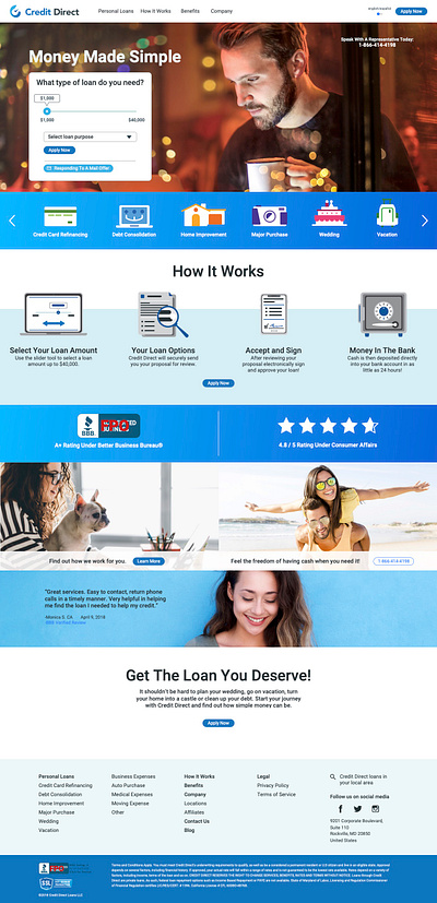 Credit Direct Website website