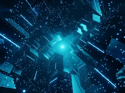 To Infinity and Beyond 3d 3dabstract abstract animation blender blender org design media motion graphics photoshop render space