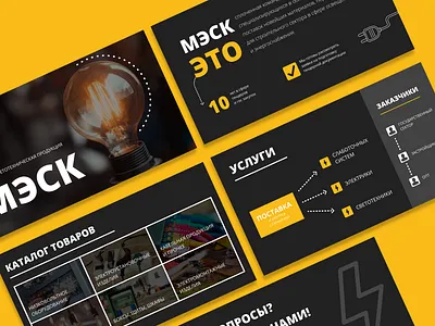 Energy trade presentation branding design energy graphic design presentation