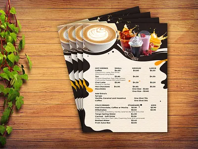 Restaurant Drinks Flyer template branding lunch party
