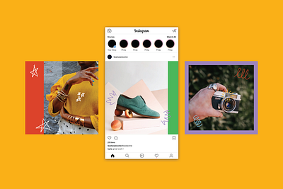 Doodles on social! arrow branding dingbat doodle drawing feed post font fun ig illustration instagram loops marketing media social squiggle swirls type type design typography