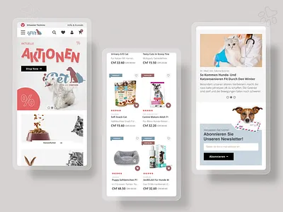 IPet - online grocery store for pets branding clear design design ecommerce illustration logo minimalist mobile mobile responsive most relevant design new news template ui ux vector web