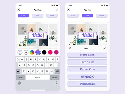Photo Book creation - IOS App figma iosapp mobile app design mobile ui photoediting photo app ui uiuxdesign